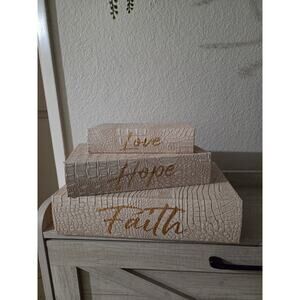 Decorative Book Boxes, Three-Layer Vintage Book Shape Storage Box